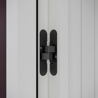 Bloc-porte fin de chantier thermique blanc laqué VERTICALE| Lapeyre