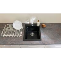 Cuve rectangulaire à encastrer Lisina Pure matériau de synthèse - Cuisine