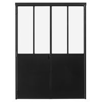 Cloison suspendue ACCORDEON 2 vantaux - Verrières