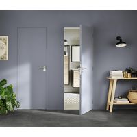 "Bloc porte acoustique laquée blanc à clé - Lapeyre"