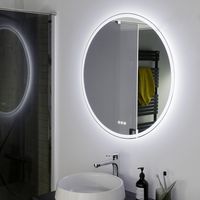 Miroir lumineux de salle de bains D 80 CM LED DAY