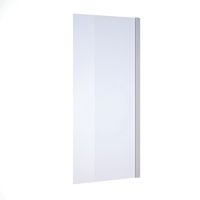 Paroi de retour OPURE H.200 x l.70 verre transparent Timeless chrome Main Image