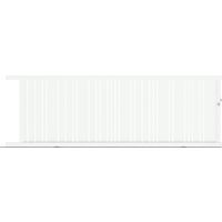 Portail coulissant VALERIAN alu H.160 x l.450 blanc neige RAL 9016 brillant G Main Image