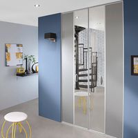 Portes placard pliant EQUILIBRE blanc structuré s/m Main Image