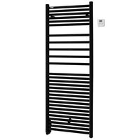 Sèche-serviettes électrique ANGORA 750W noir H.135.7 x l.50 Main Image