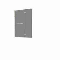 Pare baignoire CRYSTAL 1 volet sur-mesure | Lapeyre