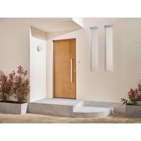 Porte d'entrée ALCINELLE Chêne sur mesure-Lapeyre