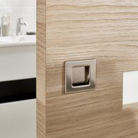 Poignée carrée pour porte coulissante en bois - Portes