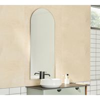 Miroir en arche inox brossé 50x120 cm FANNY
 - Lapeyre