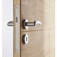 Bloc-porte NAIADE 2 chêne plaqué pose fin de chantier - Lapeyre