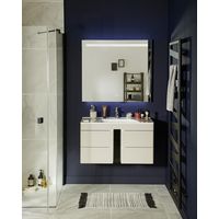 Miroir  de salle de bains lumineux bluetooth 60 cm DECIBEL- Salle de bains - Lapeyre