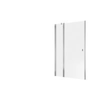 Porte de dche OPURE pivotante 2P H.200 x l.90 verre transparent Timeless chrome Main Image