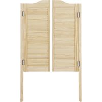 Portes saloon Bois 2 vantaux