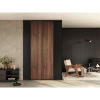Porte de placard coulissante décor bois UNION | Lapeyre