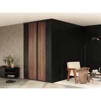 Porte de placard coulissante décor bois UNION | Lapeyre