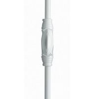Crémone décorative Rustique blanche