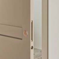Porte coulissante blanc laqué ELEGANCE| Lapeyre