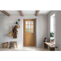 Porte d'entrée ANNE-PERRINE bois exotique  sur mesure-Lapeyre