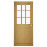 Porte d'entrée ANNE-PERRINE bois exotique  sur mesure-Lapeyre