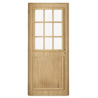 Porte d'entrée ANNE-PERRINE Chêne sur mesure-Lapeyre
