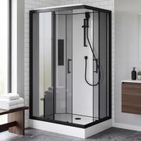 Cabine de douche MALAURY hydromassante 120x90 cm | Lapeyre