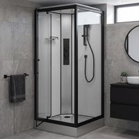 Cabine de douche MALAURY hydromassante 120x90 cm | Lapeyre
