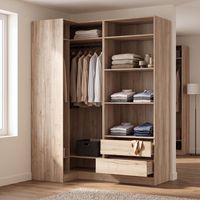 Meuble d'angle ouvert chêne Halifax L.200 cm Pléiade | Lapeyre