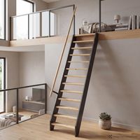 Echelle bois gain de place Venise sur-mesure | Lapeyre