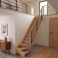 Escalier Aria Quart tournant bas rampe Evan-.Lapeyre