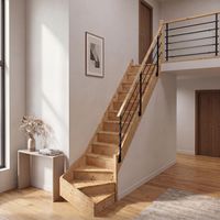 Escalier Faubourg Quart tournant bas rampe Evan-.Lapeyre