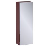 Haut 1 porte miroir Formeo rouge grenat mat P H90xL30xP20 D Main Image