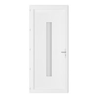 Porte d'entrée ABLOUX PVC à barillet 215 x 90 cm-Lapeyre