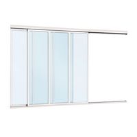 Verrière CREATIVE coulis.3x3 vit (1 fixe,1 coul.) H127xl.198 cm blanc 9010 Main Image