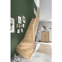 Escalier Uno droit sans rampe - Lapeyre