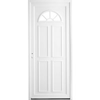 Porte d'entrée ** PVC DINAN Ud 1.4 à barillet H.215 x l90 droite Main Image