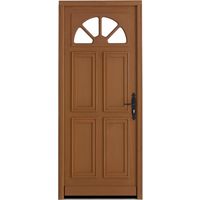 Porte d'entrée Aumale Bois exotique  - Portes - Lapeyre