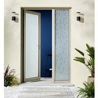 Porte d'entrée Adenora vitrage orgue sur-mesure -Lapeyre