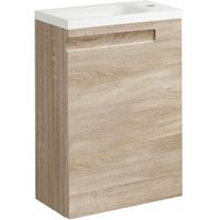 Meuble lave-mains INFINY 2 bois clair L.40 version droite Main Image