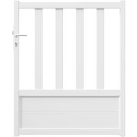 Portillon aluminium MASSA blanc a/accessoires H.122 x l.100 Main Image