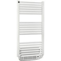 Sèche-serviettes électrique soufflant BASIC 500+1000W blanc H.100xl.50 Main Image