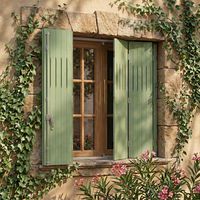 Persienne pliante en pin Nancy sur mesure - Lapeyre