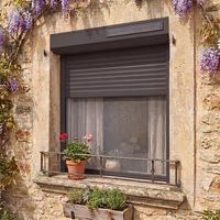 Volet roulant solaire DENVER couleur au choix sur-mesure avec moustiquaire| Lapeyre