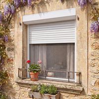 Volet roulant DENVER aluminium radio couleur pref sur-mesure avec moustiquaire-Lapeyre