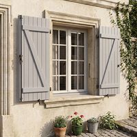 Volet battant Lorraine bois exotique sur mesure - Lapeyre