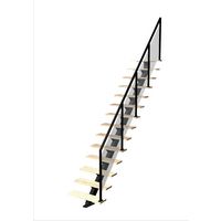 Escalier Elliot Droit hêtreLCA Vernis Nat. h.286 R.261 Droite Main Image