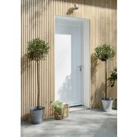 Porte d'entrée ALIANA PVC Blanc 215 x 90 cm

-Lapeyre