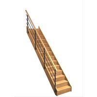 Escalier Faubourg Droit Hêtre Evan h.274 R.290 Gauche Main Image