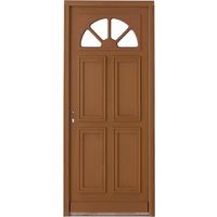 Porte d'entrée Aumale Bois exotique  - Portes - Lapeyre