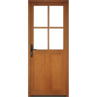 Porte d'entrée Montoire Bois exotique - Portes