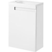 Meuble lave-mains INFINY 2 blanc L.40 version gauche Main Image